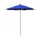 California Umbrella 7.5' Black Aluminum Market Patio Umbrella, Sunbrella Pacific Blue 194061334256 - alternate 1